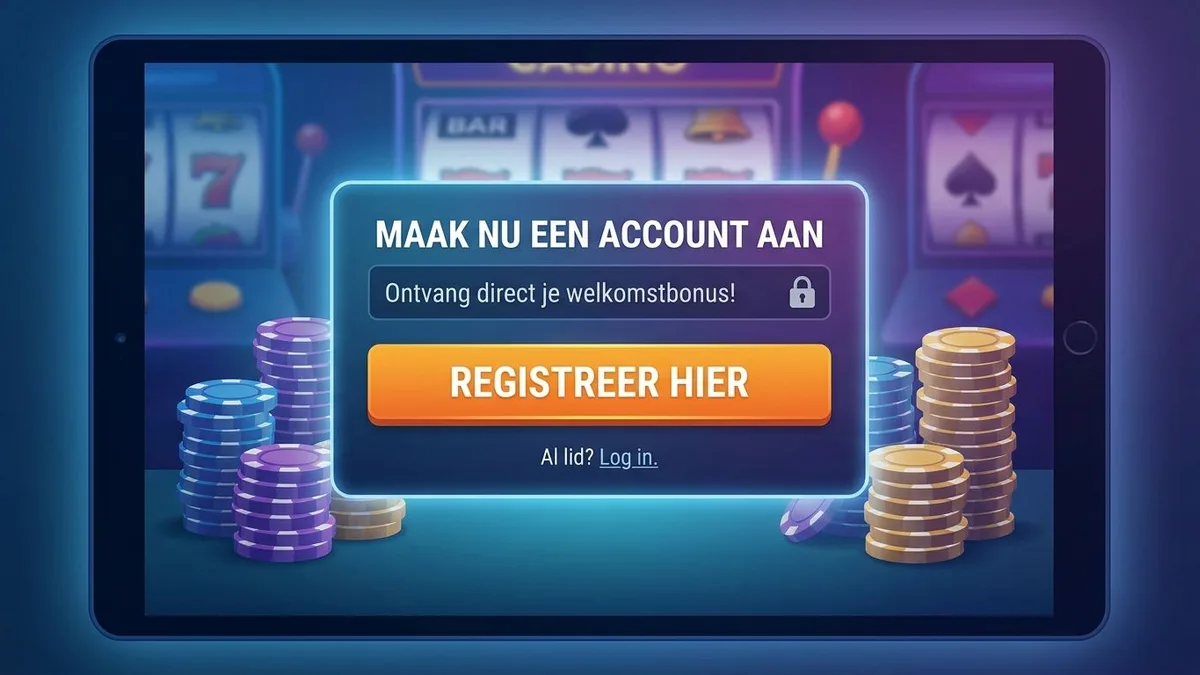 Registreren met bonus